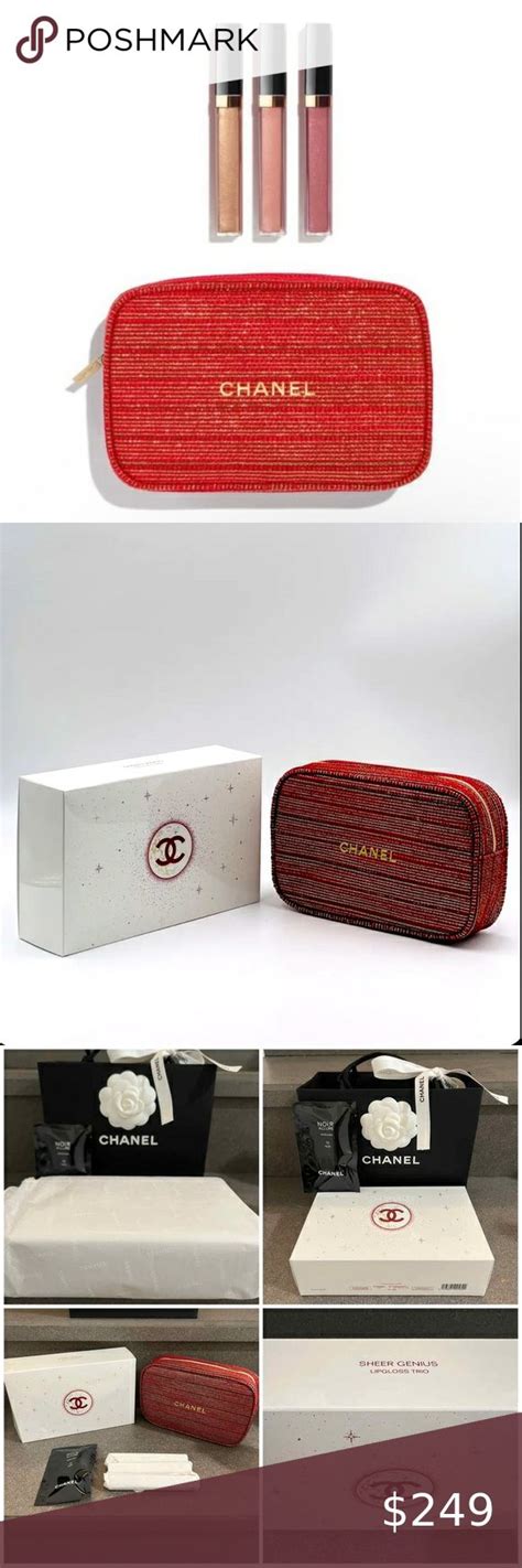 chanel trio bag|Chanel gift sets.